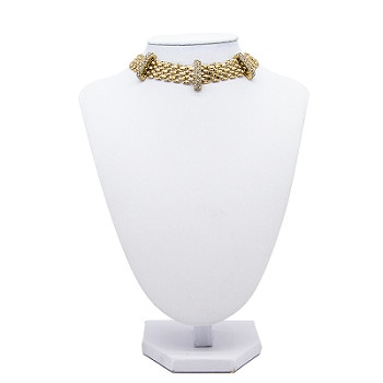 ビーズのネックレスを向く名前の頭文字の方法宝石類のネックレスの透明なラインストーン
