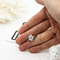 樹脂24kの方法結婚指輪のジルコン人のための注文リング宝石類