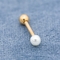 のど真珠の軟骨の穴を開けるイヤリング18G 8mmローズの金の耳のスタッド