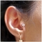 花の形の耳の穴を開ける宝石類316のステンレス鋼の耳の軟骨のイヤリング8mm