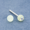 明確な水晶宝石のステンレス鋼の舌棒宝石類14G 1.6mm
